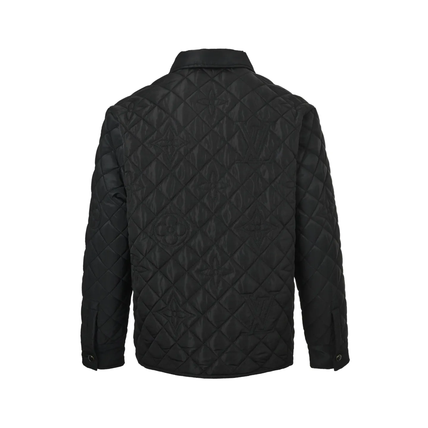 Louis Vuitton/Louis Vuitton three-flower all-over embroidered cotton jacket